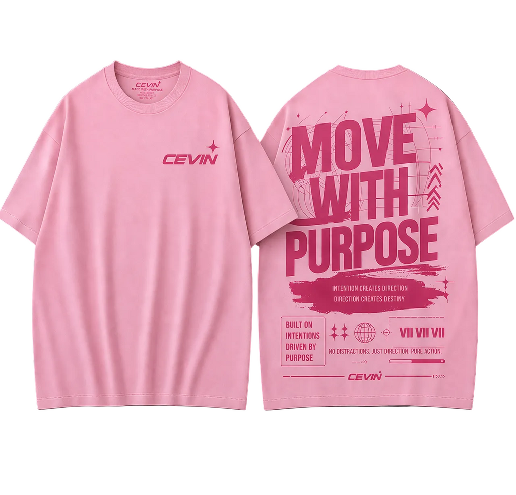 Move With Purpose T-shirt Pink