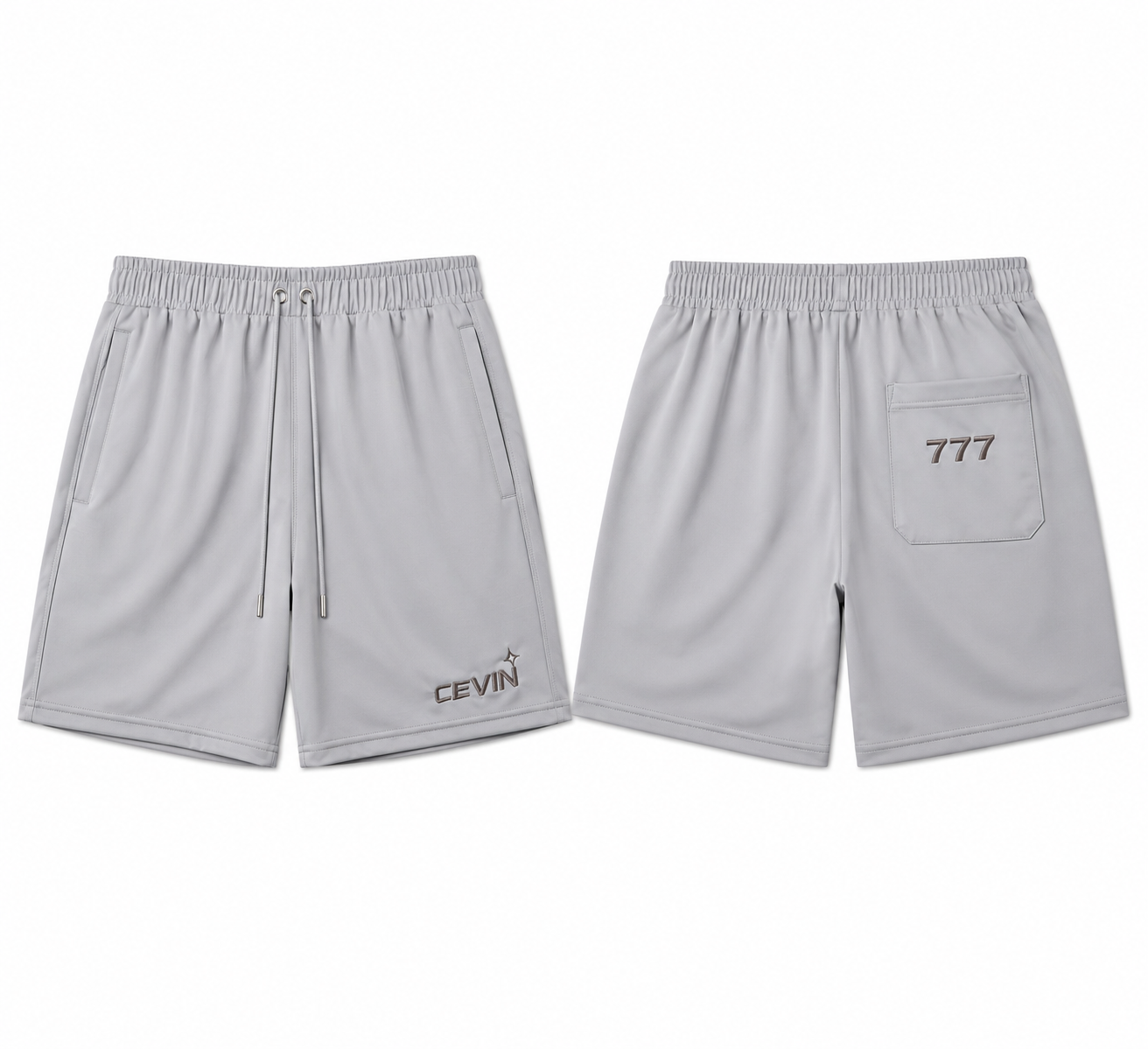 777 Shorts Grey