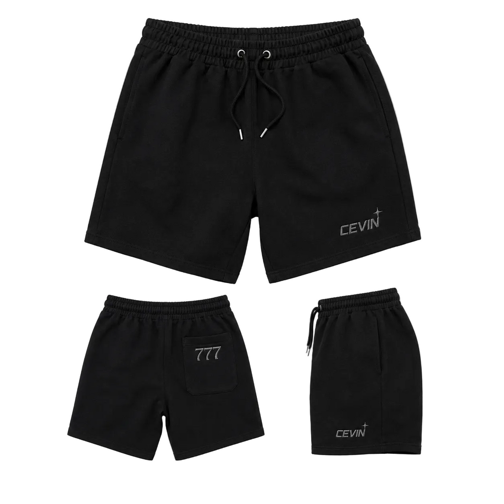 777 Shorts Black