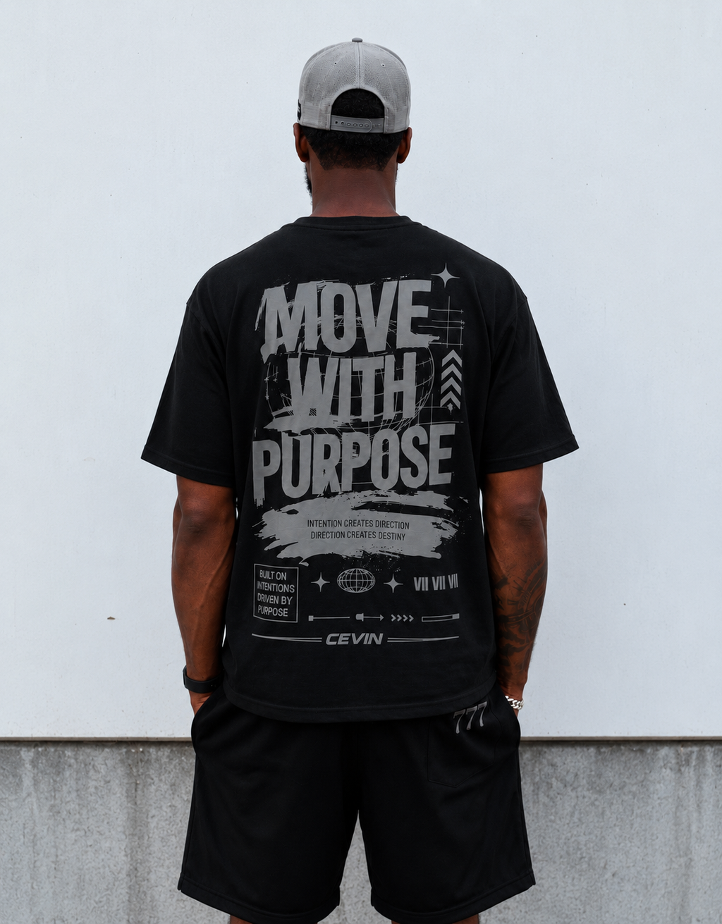 Move With Purpose T-shirt Black