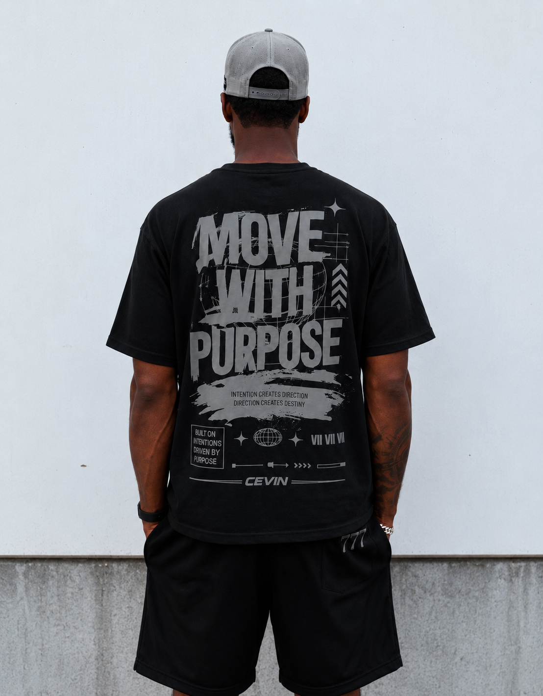Move With Purpose T-shirt Black