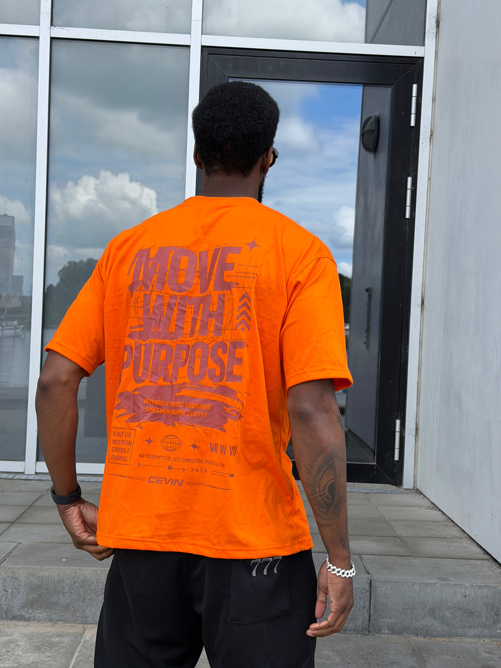 Move With Purpose T-shirt Orange