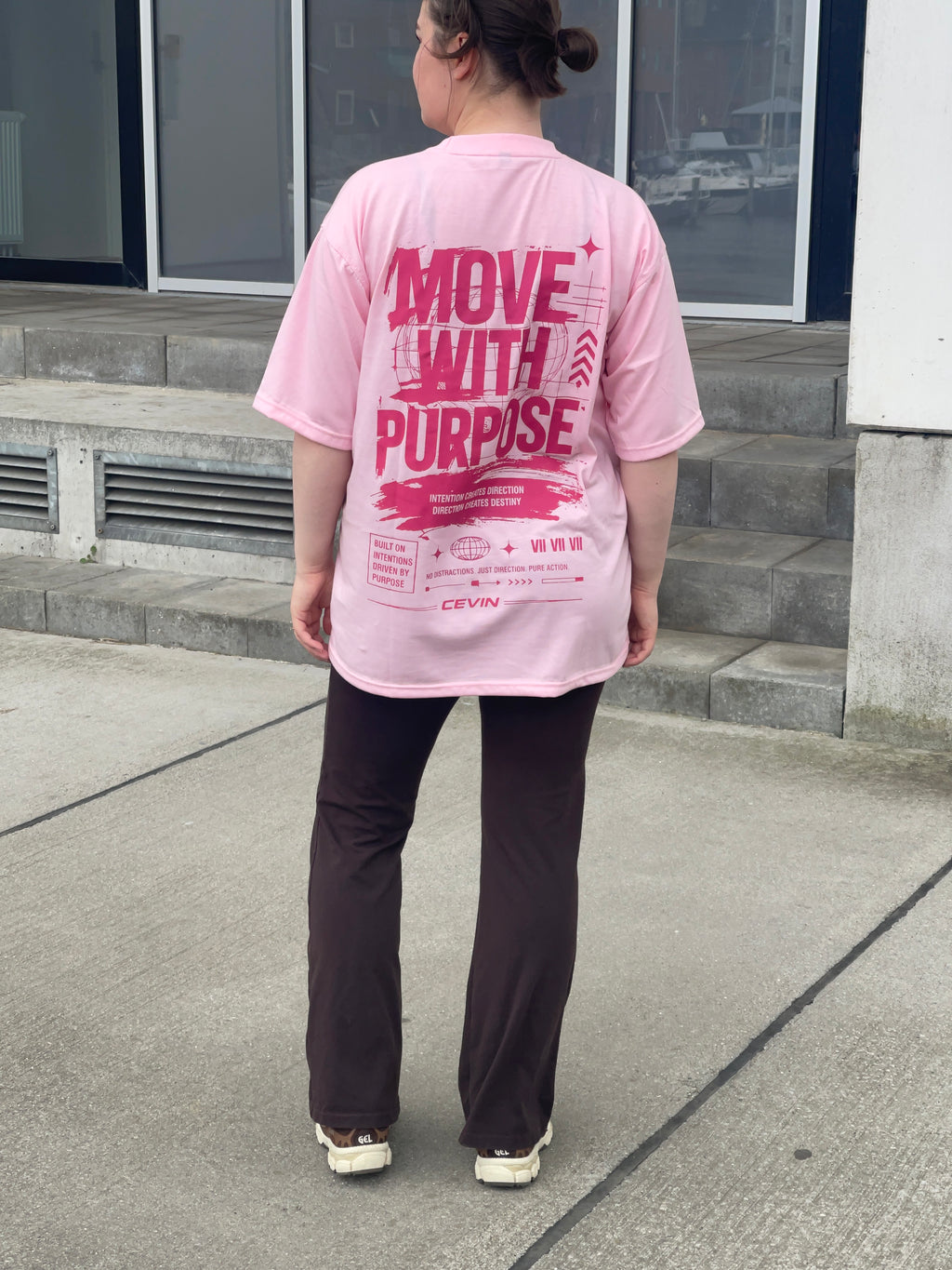 Move With Purpose T-shirt Pink